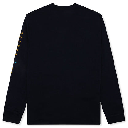Brooklyn AJ11 Graphic L/S Tee - Black