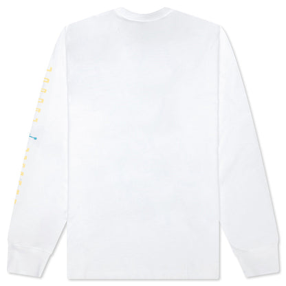 Brooklyn AJ11 Graphic L/S Tee - White