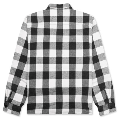 Buffalo Plaid Shirt - Bone