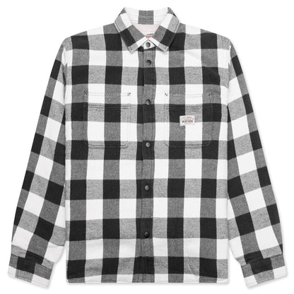 Buffalo Plaid Shirt - Bone
