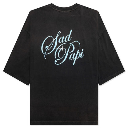 Sad Papi S/S Buffalo Tee - Black