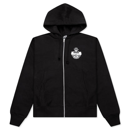 Built To Last Zip Hoodie - Black