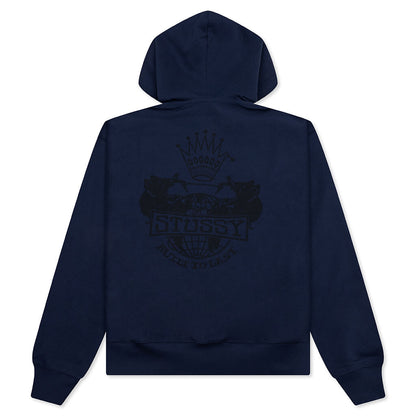 Built To Last Zip Hoodie - Navy
