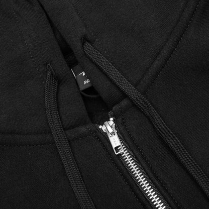 Built To Last Zip Hoodie - Black