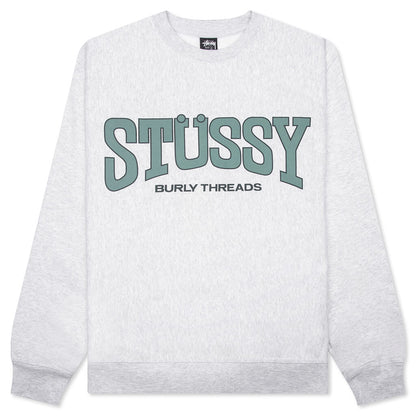 Burly Threads Crew - Ash Heather