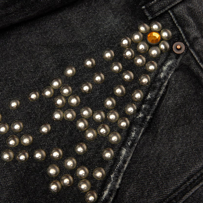 Busted Double Knee Jean - Black