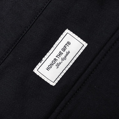 Herringbone Pant - Black