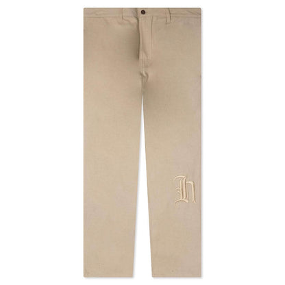 Herringbone Pant - Bone