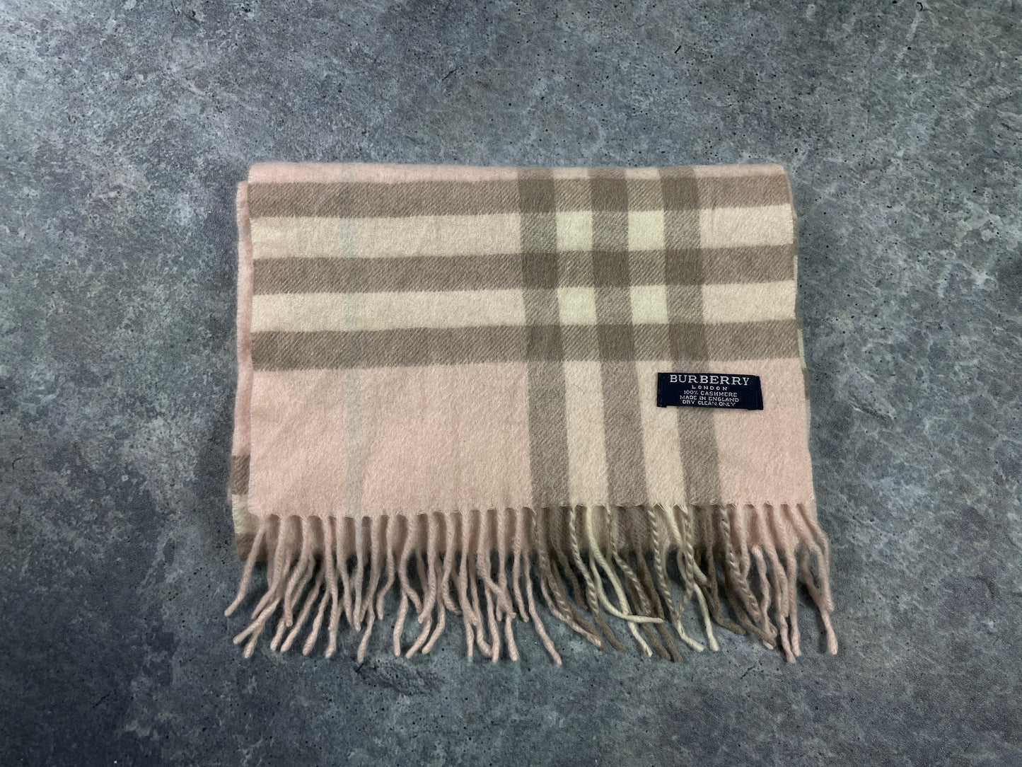 Burberry Cashmere Scarf Rose