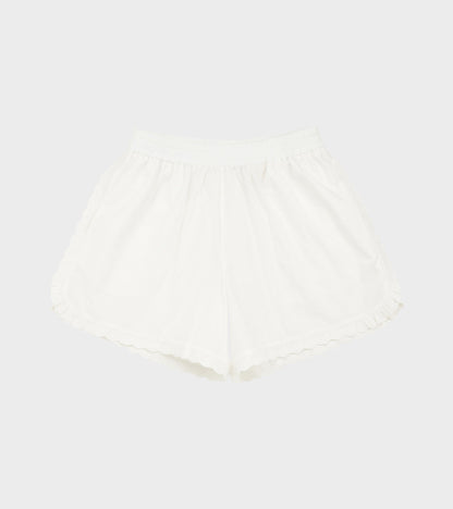 Japanese Cotton Poplin Martina Shorts White