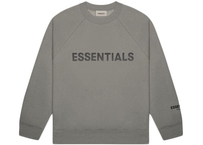 ESSENTIALS FOG 3D SILICON CREWNECK CHARCOAL