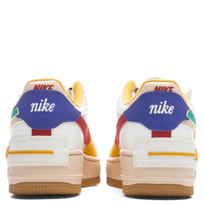 Women's Air Force 1 Shadow - Summit White/Neptune Green/Yellow