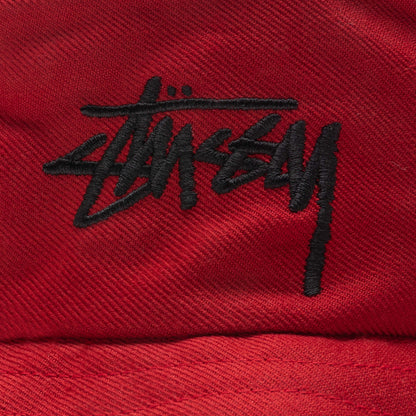 Big Stock Bucket Hat - Deep Red
