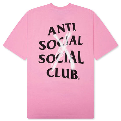 'Cancelled' Hand Painted Tee - Pink