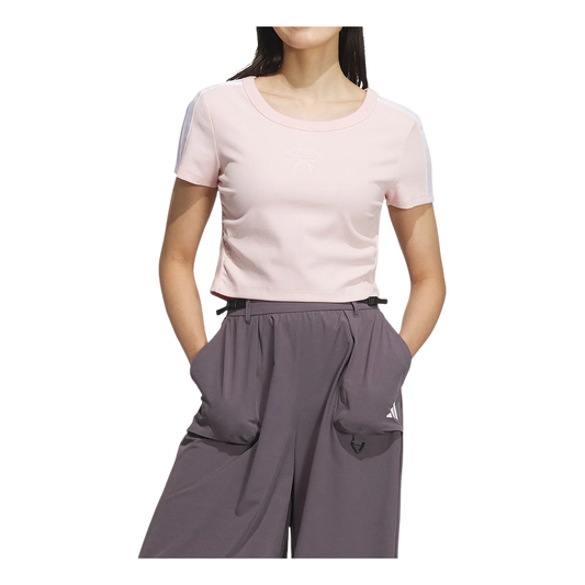 (WMNS) adidas Dance T-Shirt Asia Sizing 'Pink' JY7650