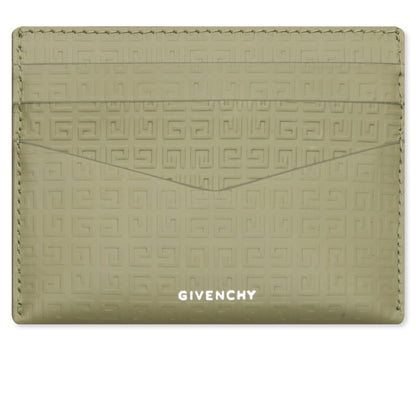 Card Holder in Classic 4G Leather - Khaki