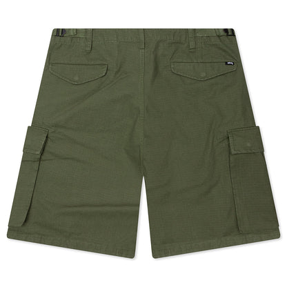 Cargo Ripstop Short - Olive Green