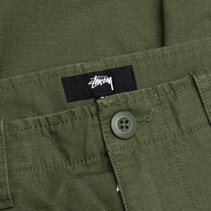 Cargo Ripstop Short - Olive Green
