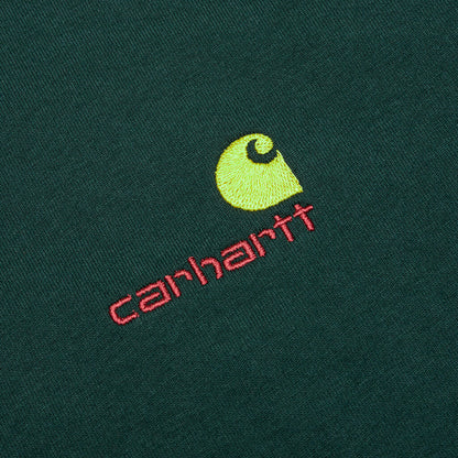S/S American Script T-Shirt - Grove