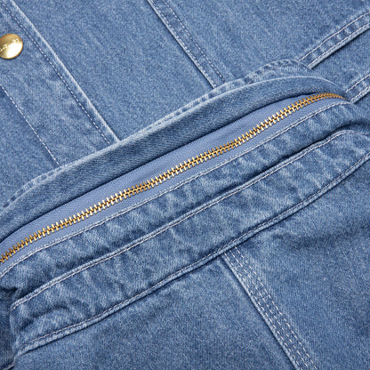 Carhartt WIP x Invincible Denim Chore Coat Max - Blue