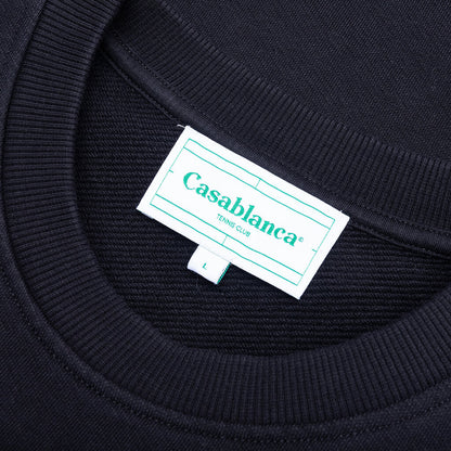 Casa Crest Embroidered Sweatshirt - Black