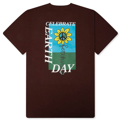 Celebrate Earth Tee - Bitter Chocolate