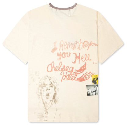 Chelseay Hotel Tee - Vintage Cream