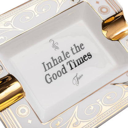 Churchill Ashtray - White