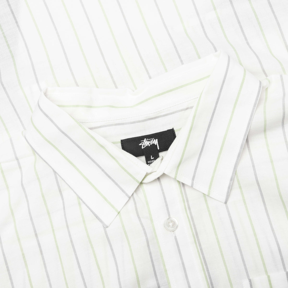 Classic L/S Shirt Stripe - White