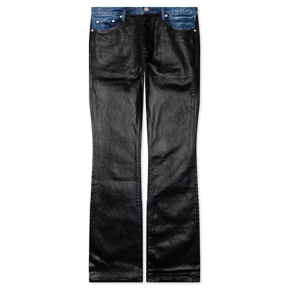 Coated Indigo Flare - Black