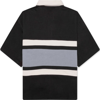 Collegiate S/S Polo Shirt - Off Black