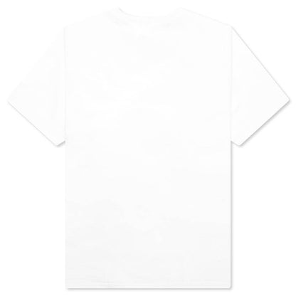Color Camo College Tee - White/Red