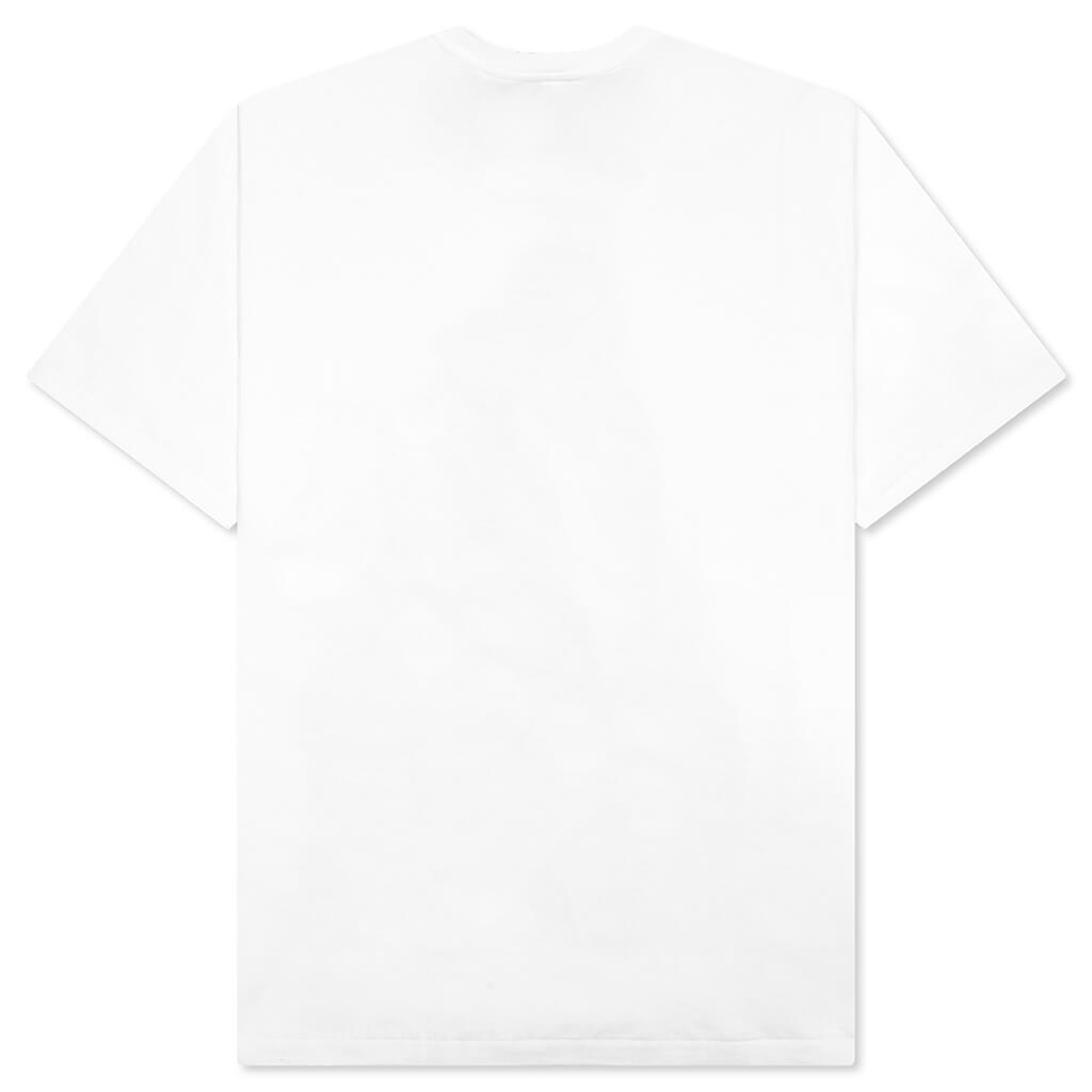 Color Camo Milo on Big Ape Tee - White/Purple