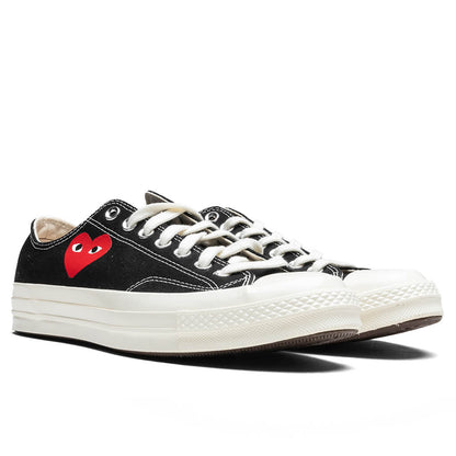 Converse x Comme Des Garcons PLAY All Star Chuck '70 Ox Small Red Heart - Black