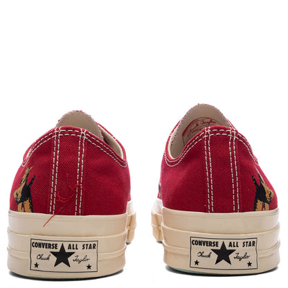 Converse x GOLF le FLEUR Darryl Chuck 70 - Salsa/Antique White/Black