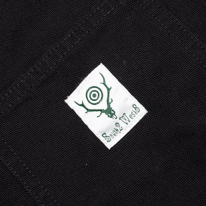 Cotton Canvas Coverall - Black