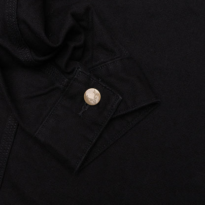 Cotton Canvas Coverall - Black