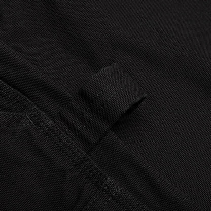 Cotton Canvas Painter Pant - Black