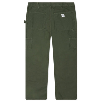 Cotton Canvas Painter Pant - Moss Green