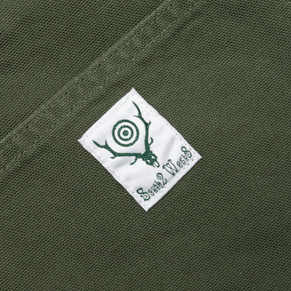 Cotton Canvas Painter Pant - Moss Green