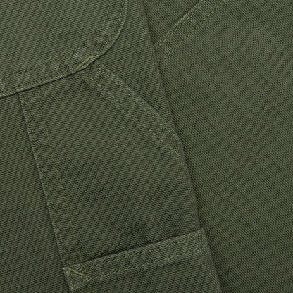 Cotton Canvas Painter Pant - Moss Green