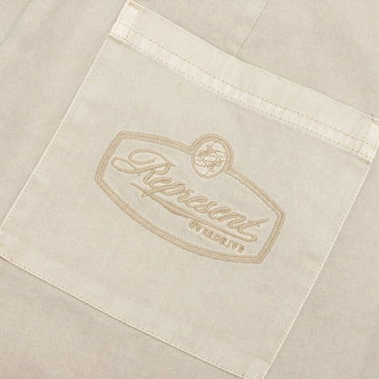 Cotton Tailored Short - Beige