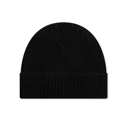 Cotton Rib Beanie - Black