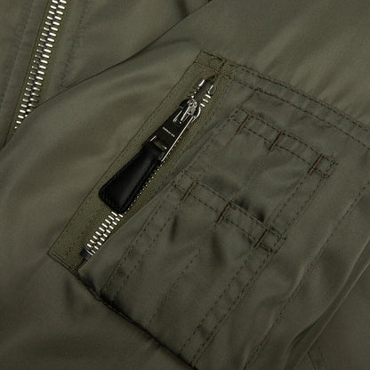 Couture Seam Cropped Bomber - Salvia