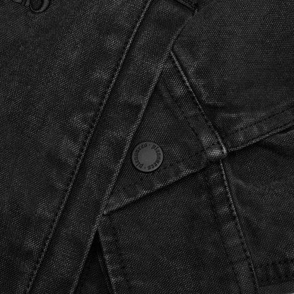 Cowhide Work Jacket - Black
