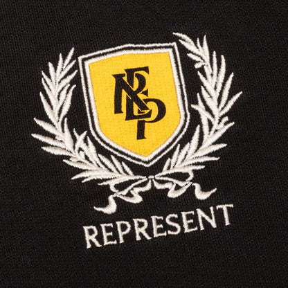 Crest Hoodie - Vintage Black