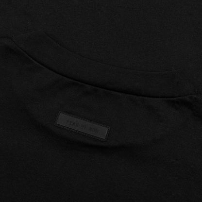 Heavy Jersey Crewneck T-Shirt - Jet Black