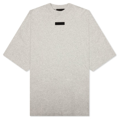 Crewneck T-Shirt - Light Heather Grey