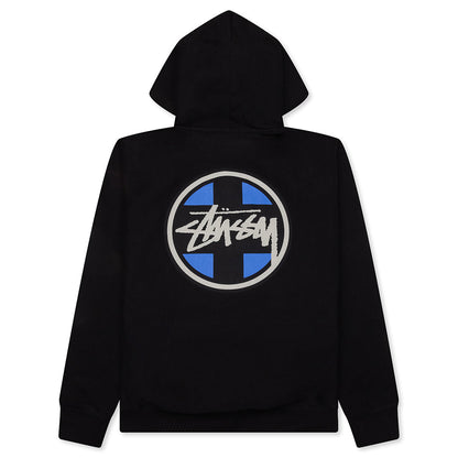 Cross Dot Hoodie - Black