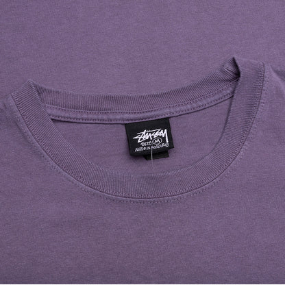 Cross Dot Pigment Dyed Tee - Grape